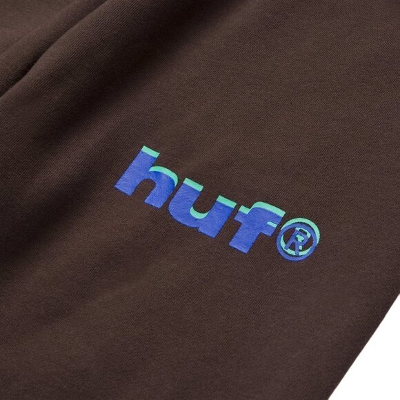 Huf Unsung Crew Womens Vintage Brown + Blue Sweatpants - Picture 6 of 8